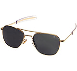 Image of AO Flight Gear Original Pilot 57mm Sunglasses w/ Gold Frame