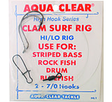 Image of Aqua Clear Tackle Striped Bass Drum Hi-Lo Clam Rig