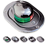 Image of Aqua Signal Series 24 Bi-Color Deck Mount Hideaway Light w/Tell Tale Indicator