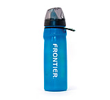 Image of Aquamira Frontier Flow Red Line Filtered Water Bottle