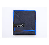 Image of Aquis Adventure Towel, 15x29, Black/Blue