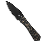 Image of Arcform Theory Frame Lock Knife Camo Carbon Gold Fat Carbon 3.5 Black DLC DD4154B3