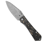 Image of Arcform Theory Frame Lock Knife Gold Camo Fat Carbon 3.5 Damasteel 013750A0