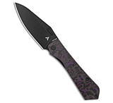 Image of Arcform Theory Frame Lock Knife Purple Haze Fat Carbon 3.5 Black DLC 0E708443