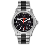 Image of Armourlite Field Series AL101-BLK Swiss Made Tritium Illuminated Watch with Shatterproof Armourglass