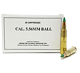 Armscor Precision Inc 5.56mm 62 Grain Full Metal Jacket Brass Cased Rifle Ammunition