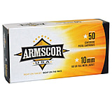 Armscor Precision Inc USA 10mm 180 Grain Full Metal Jacket Brass Cased Pistol Ammo, 50 Rounds, FAC10-2N-50RD