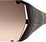 Image of Arnette Dime Sunglasses 573/13 Brown with Leopard Frame / Brown Fade Lens