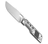 Image of Artisan Cutlery Beest Frame Lock Knife Gray Titanium/CF 3.7 SW S35VN 68581293