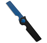 Image of Asheville Steel Paragon Krazor Gravity Knife Black Aluminum 4 Blue 19D7A23B