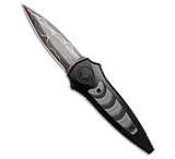 Image of Asheville Steel Paragon Warlock Folding Knife Black Ti/ Black/Gray G-10 Insert 3.9 Raindrop 9B325FD8
