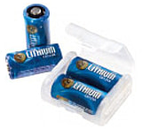 ASP CR123A Lithium Batteries, Pack of 4 w/ Link Case, Clam Pack 53032