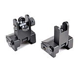 Image of AT3 Tactical AR-15 Flip-Up Spring-Assisted Backup Mounted Iron Sights w/ Front/Rear Set