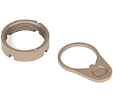 Image of AT3 Tactical Castle Nut &amp; End Plate Color: FDE