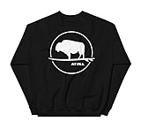 Image of Atoll Board Co Atoll Boards Circular Logo Crew Neck Sweatshirt - Black, S - Black,S 848892C6