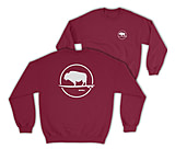 Image of Atoll Board Co Atoll Boards Circular Logo Crew Neck Sweatshirt - Pale Blue, XL - Pale Blue,XL A0B060AA