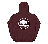 Image of Atoll Board Co Atoll Boards Circular Logo Hooded Sweatshirt - Maroon, XL - Maroon,XL 04693794