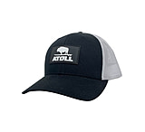 Image of Atoll Board Co Atoll Boards Hat With Rubber iSUP Leash Patch - Black/White - Black/White F015DC7C
