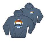 Image of Atoll Board Co Atoll Boards Landscape Hooded Sweatshirt - Black, S - Black,S EC17FF8F