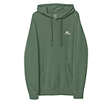 Image of Atoll Board Co Atoll Embroidered Pigment-Dyed Unisex Hoodie - Pigment Alpine Green, XL - Pigment Alpine Green,XL C0AF355A