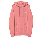 Image of Atoll Board Co Atoll Embroidered Pigment-Dyed Unisex Hoodie - Pigment Pink, XL - Pigment Pink,XL F29D3BB0