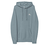 Image of Atoll Board Co Atoll Embroidered Pigment-Dyed Unisex Hoodie - Pigment Slate Blue, 3XL - Pigment Slate Blue,3XL E4220A86