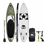 Image of Atoll Board Co ATOLL INFLATABLE PADDLE BOARD - 11 ft High Quality &amp; Best Paddle Board - Army Green - Army Green A24E9E30