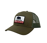 Image of Atoll Board Co Atoll Republic Trucker Hat - Mesh Back - Army Green - Army Green C36E3DE1