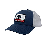 Image of Atoll Board Co Atoll Republic Trucker Hat - Mesh Back - Navy - White - Navy - White BDEF81FC