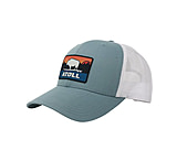 Image of Atoll Board Co Atoll Tahoe Sunset SUP Trucker Hat - Aqua Smoke - Aqua Smoke DE3BE6F3