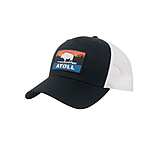 Image of Atoll Board Co Atoll Tahoe Sunset SUP Trucker Hat - Black/White - Black/White E4B962E5