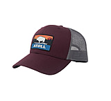 Image of Atoll Board Co Atoll Tahoe Sunset SUP Trucker Hat - Burgundy - Burgundy D002EAF2