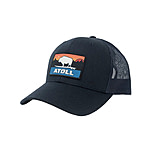 Image of Atoll Board Co Atoll Tahoe Sunset SUP Trucker Hat - Navy - Navy A7D2164B