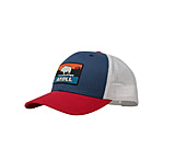 Image of Atoll Board Co Atoll Tahoe Sunset SUP Trucker Hat - RED / WHITE / BLUE - RED / WHITE / BLUE B716D605