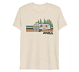 Image of Atoll Board Co Atoll Tri Blend Tee with SUP Campsite Graphic - Oatmeal Triblend, XL - Oatmeal Triblend,XL 25F9EFC3