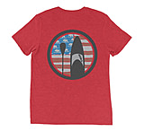 Image of Atoll Board Co Atoll Triblend Tee with Flag and Board Design - Red Triblend, 3XL - Red Triblend,3XL 32A08FD9