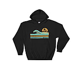 Image of Atoll Board Co Atoll Wave Unisex Pullover Hoodie - Black, L - Black,L 0B6A0073