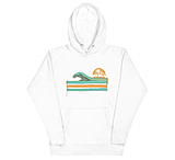 Image of Atoll Board Co Atoll Wave Unisex Pullover Hoodie - White, S - White,S F072231B
