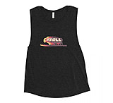 Image of Atoll Board Co Ladies' Muscle Tank with Atoll Color Shift Graphic - Black Heather, L - Black Heather,L F43F3871
