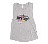 Image of Atoll Board Co Ladies' Muscle Tank with Atoll Compass Graphic - Athletic Heather, L - Athletic Heather,L 7B629DC3