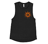 Image of Atoll Board Co Ladies' Muscle Tank with Atoll Horizon Sunset Graphic - Black Heather, 2XL - Black Heather,2XL 2A930B1D