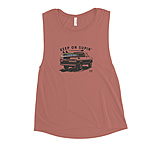 Image of Atoll Board Co Ladies' Muscle Tank with Atoll Paddle Board Truck Graphic - Mauve, L - Mauve,L 50B43E6A