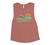 Image of Atoll Board Co Ladies' Muscle Tank with Atoll Wave Graphic - Mauve, XL - Mauve,XL 61BD8446