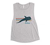 Image of Atoll Board Co Ladies' Muscle Tank with Atoll Whale Shark Graphic - Athletic Heather, L - Athletic Heather,L 55B17442