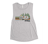 Image of Atoll Board Co Ladies' Muscle Tank with AtollCamp Graphic - Athletic Heather, L - Athletic Heather,L B2C1FA36