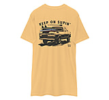 Image of Atoll Board Co Men's Heavyweight Tee with Atoll Paddle Board Truck - Vintage Gold, S - Vintage Gold,S 72DF70A9
