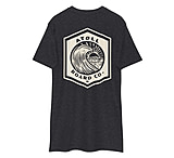 Image of Atoll Board Co Men's premium heavyweight tee - Charcoal Heather, 3XL - Charcoal Heather,3XL D125923B