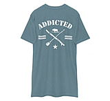 Image of Atoll Board Co Men's premium heavyweight tee with Addicted to Paddle Boarding Graphic - Agave, S - Agave,S 13E4B5F7