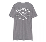 Image of Atoll Board Co Men's premium heavyweight tee with Addicted to Paddle Boarding Graphic - Carbon Grey, M - Carbon Grey,M 7BC13753