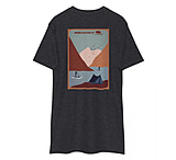 Image of Atoll Board Co Men's premium heavyweight tee with Atoll Campsite Graphic - Charcoal Heather, L - Charcoal Heather,L 2531C11B
